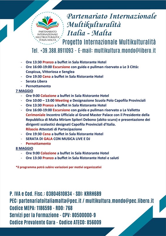 Ventesimo Meeting Internazionale Multikulturalità